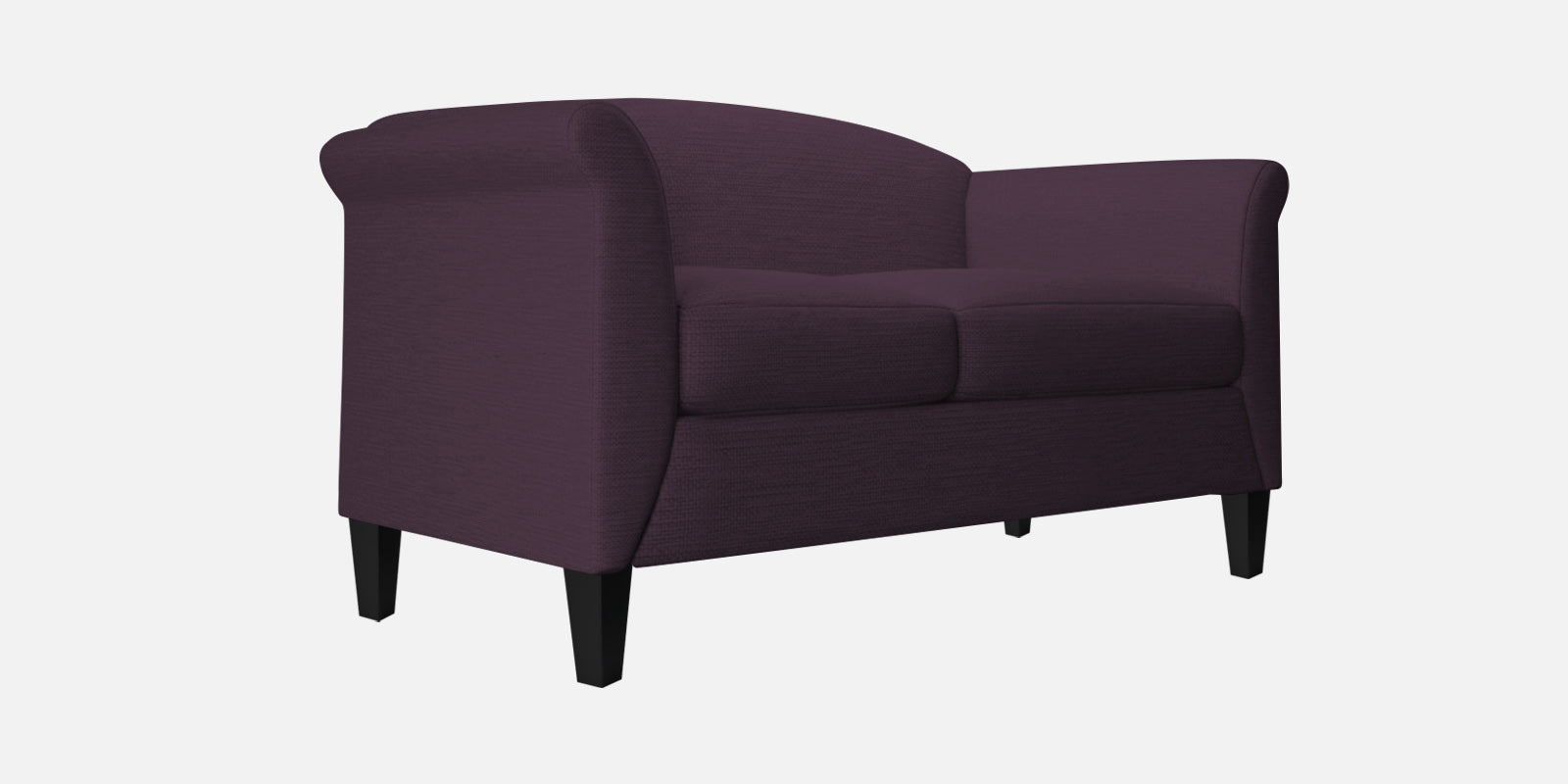 Kimber Fabric 2 Seater Sofa In Greek Purple Colour - Febonic Living