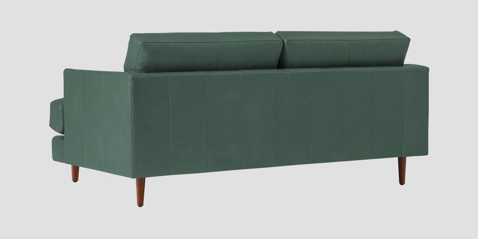 Sterio Leatherette 2 Seater Sofa In Mint Green Colour - Febonic Living