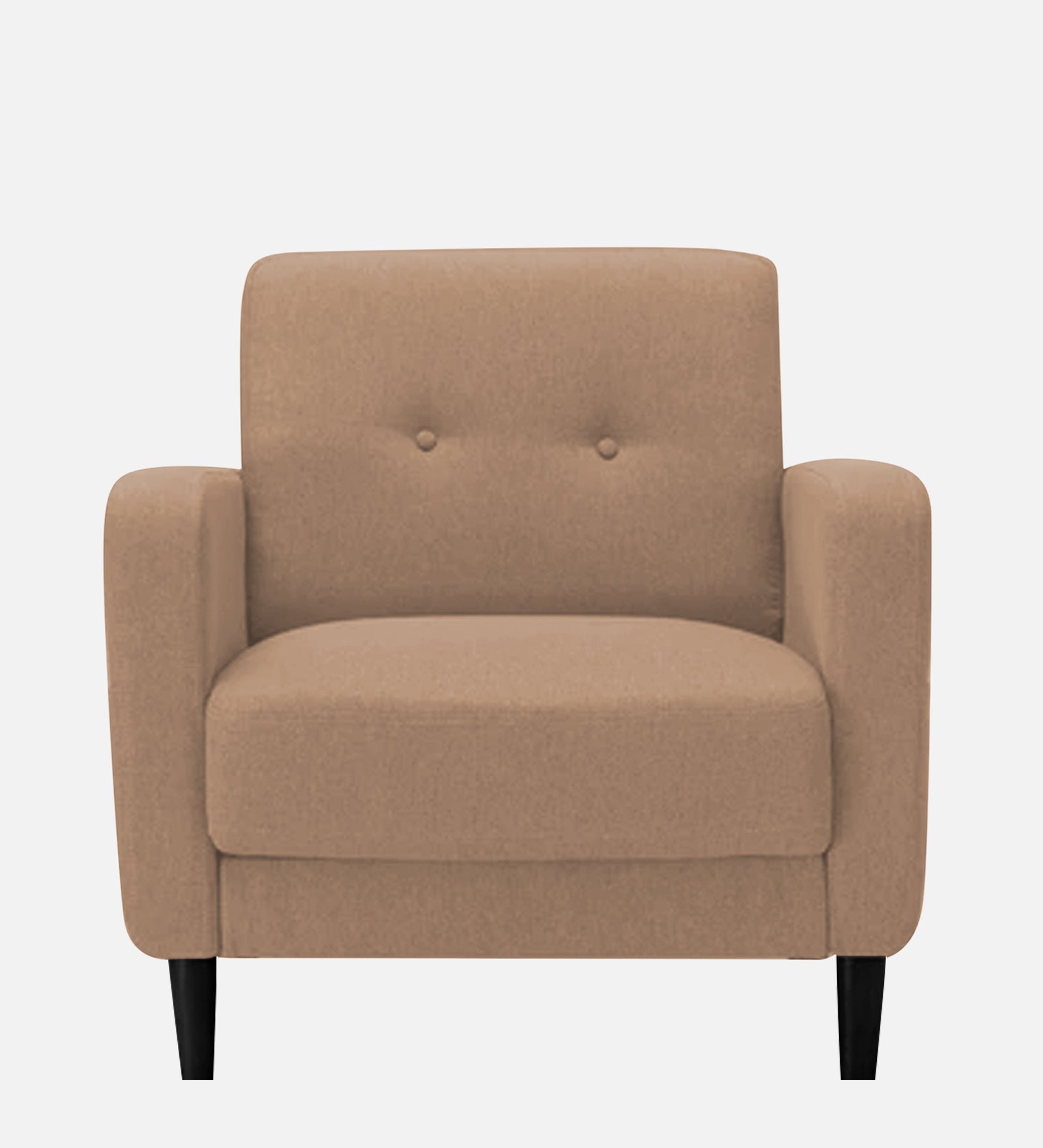 Marq Fabric 1 Seater Sofa In Cosmic Beige Colour - Febonic Living