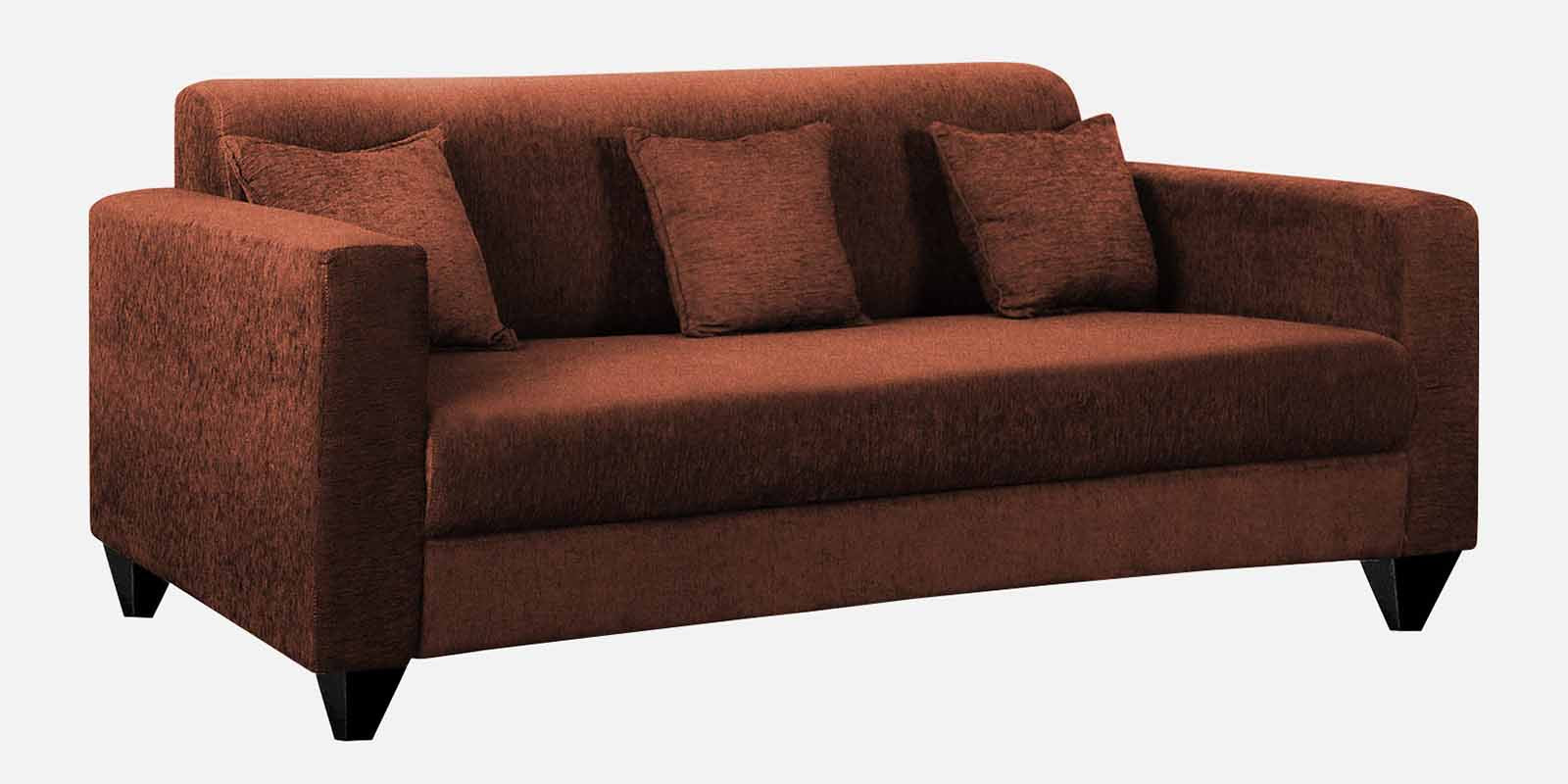 Nebula Fabric 3 Seater Sofa in Coffee Brown Colour
