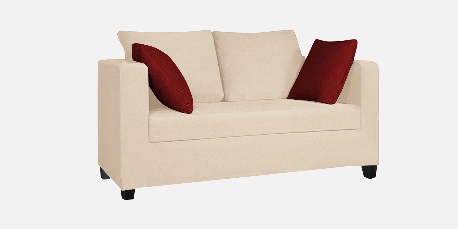 Nuska Fabric 2 Seater Sofa In Woom Beige Colour - Febonic Living