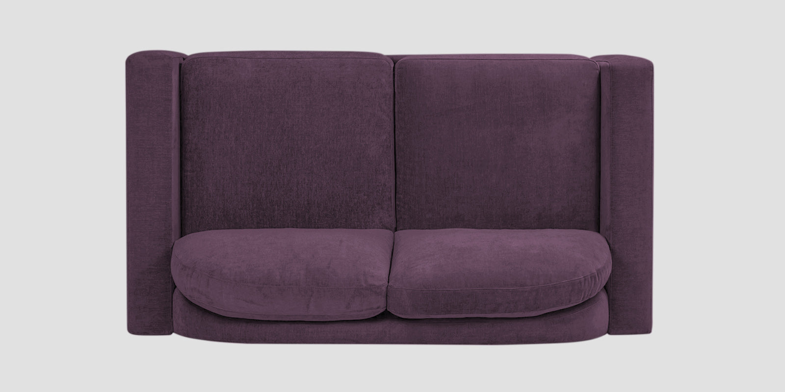 Dara Fabric 2 Seater Sofa In Greek Purple Colour - Febonic Living