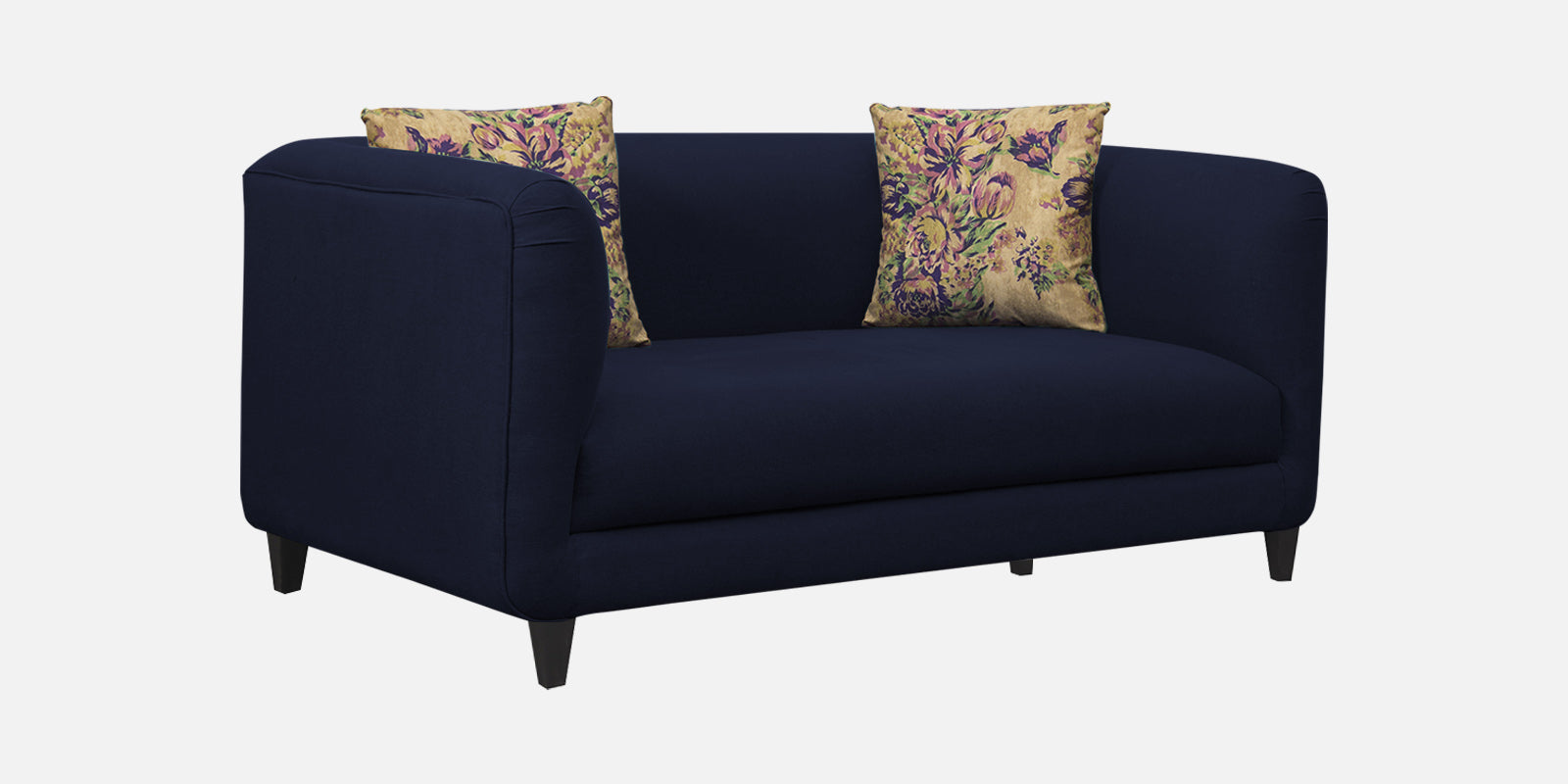 Niki Fabric 2 Seater Sofa In Royal Blue Colour - Febonic Living