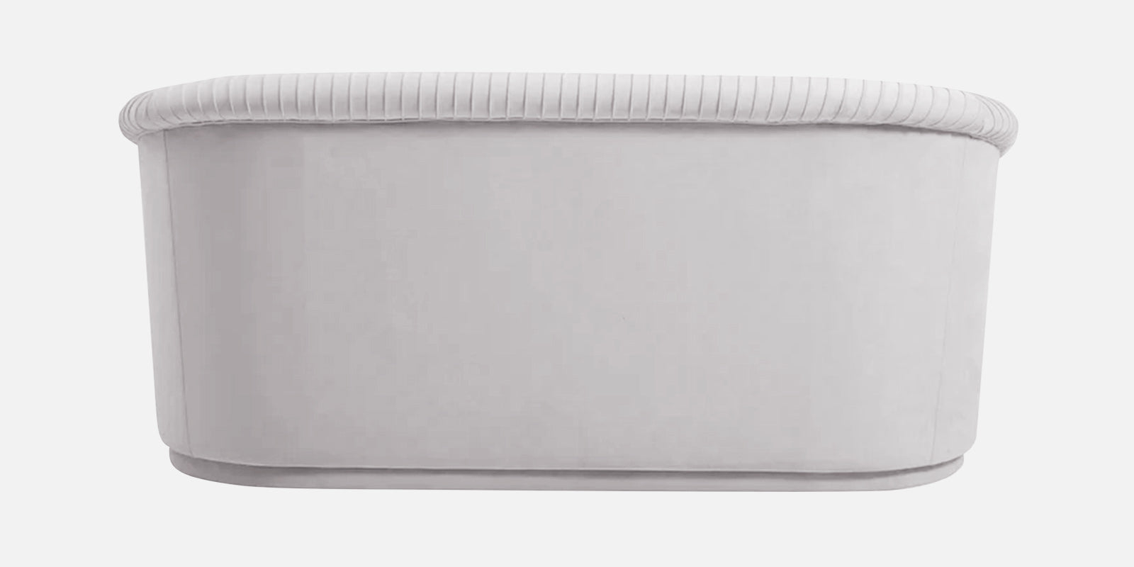 Yara Velvet Fabric 2 Seater Sofa In Concrete Grey Colour - Febonic Living