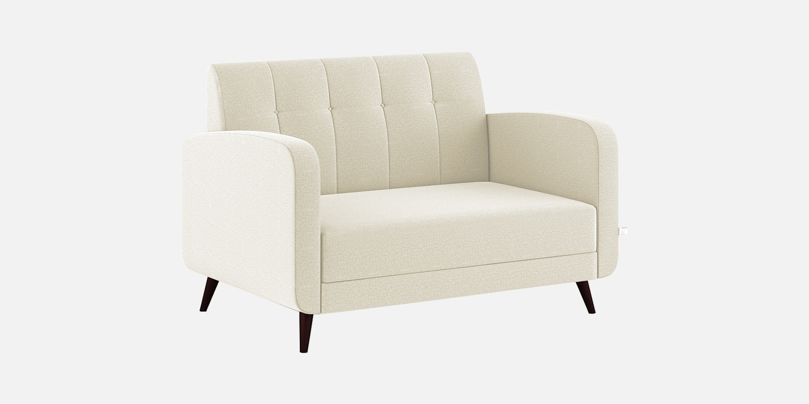 Wiki Velvet 2 Seater Sofa In Warm White Colour - Febonic Living
