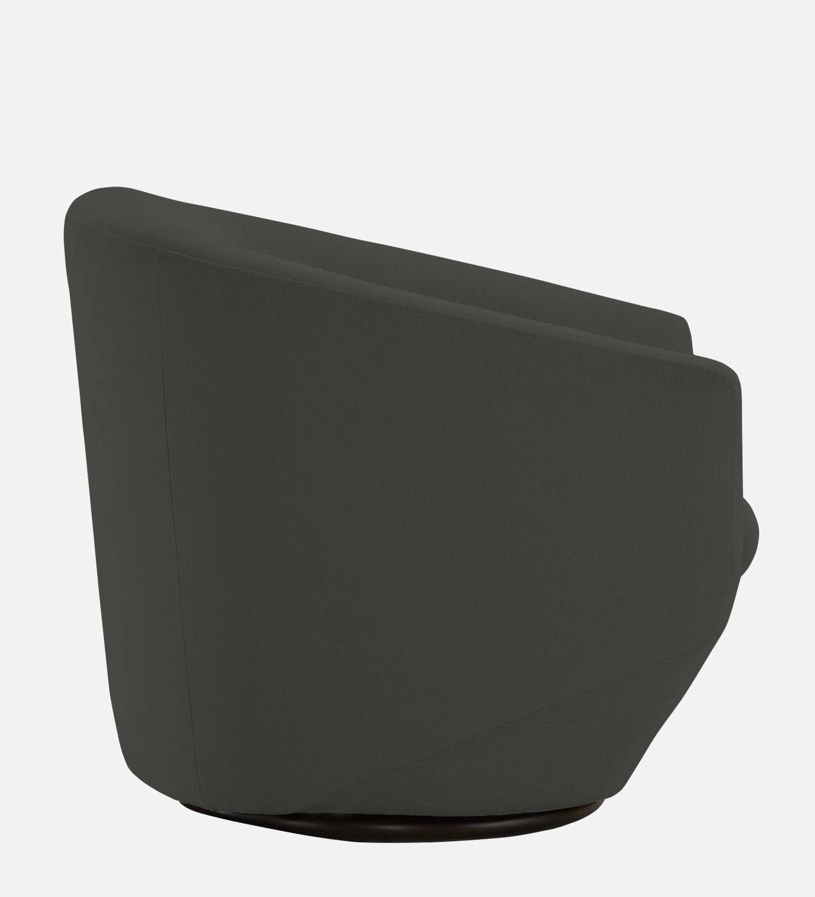 Haddie Velvet Swivel Chair In Hory Grey Colour - Febonic Living