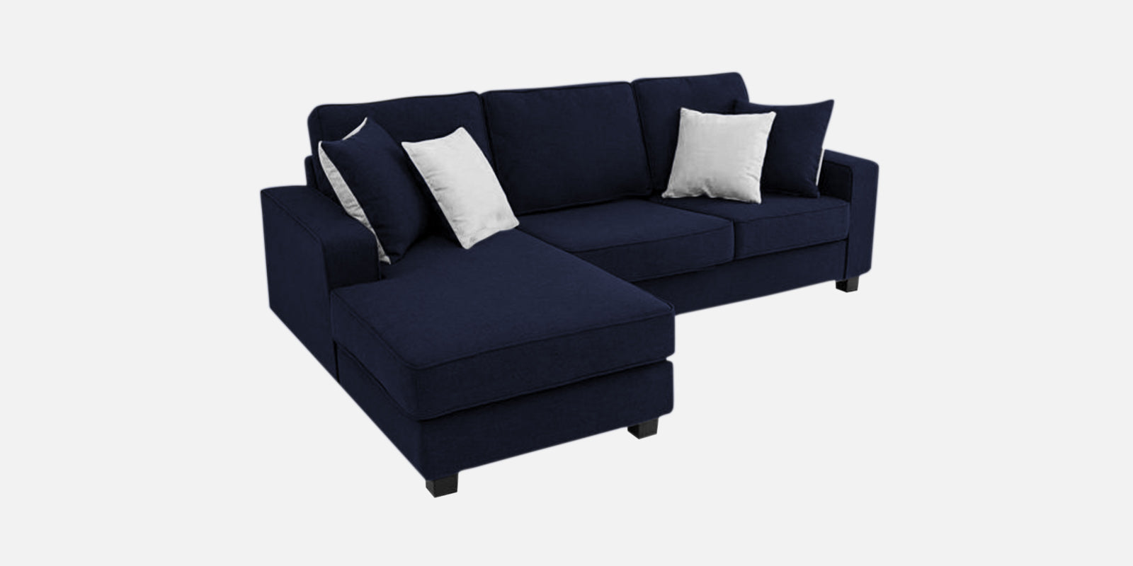 Ladybug Fabric RHS Sectional Sofa (2+Lounger) In Royal Blue Colour - Febonic Living