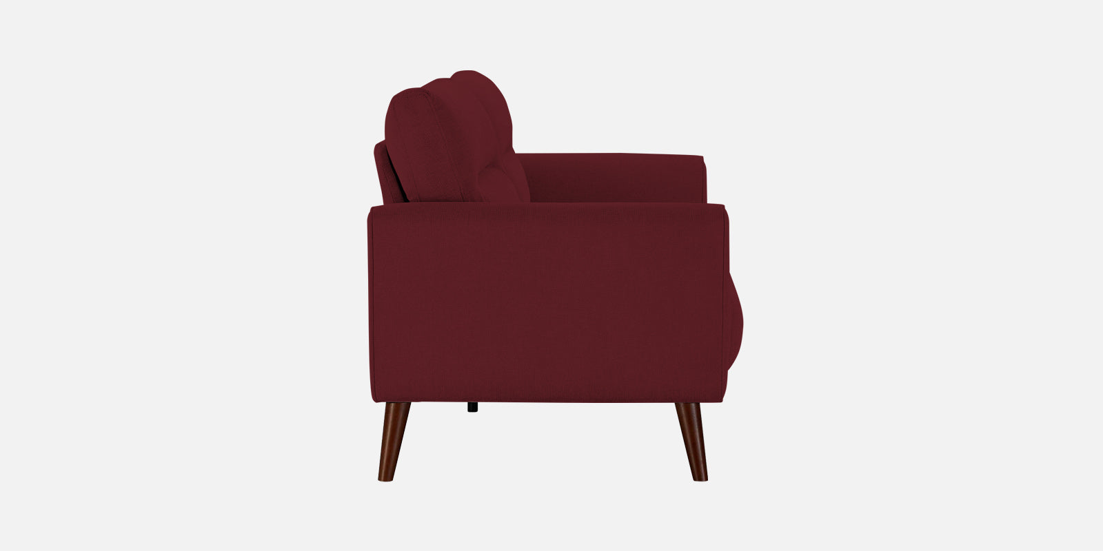 Castro Fabric 3 Seater Sofa In Blood Maroon Colour - Febonic Living