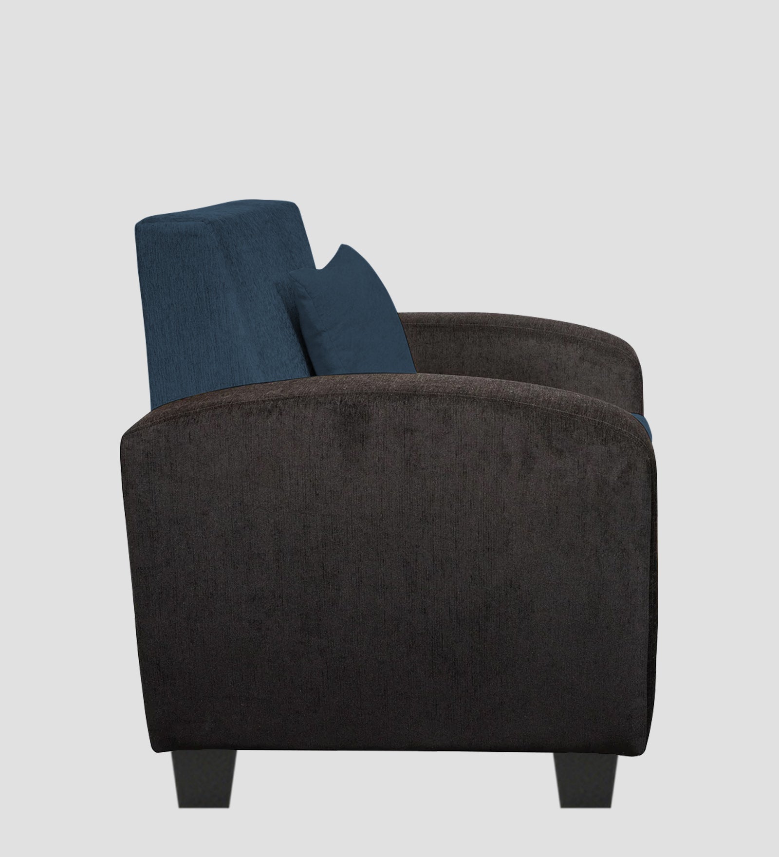 Alex Fabric 1 Seater Sofa In Light Blue Colour - Febonic Living