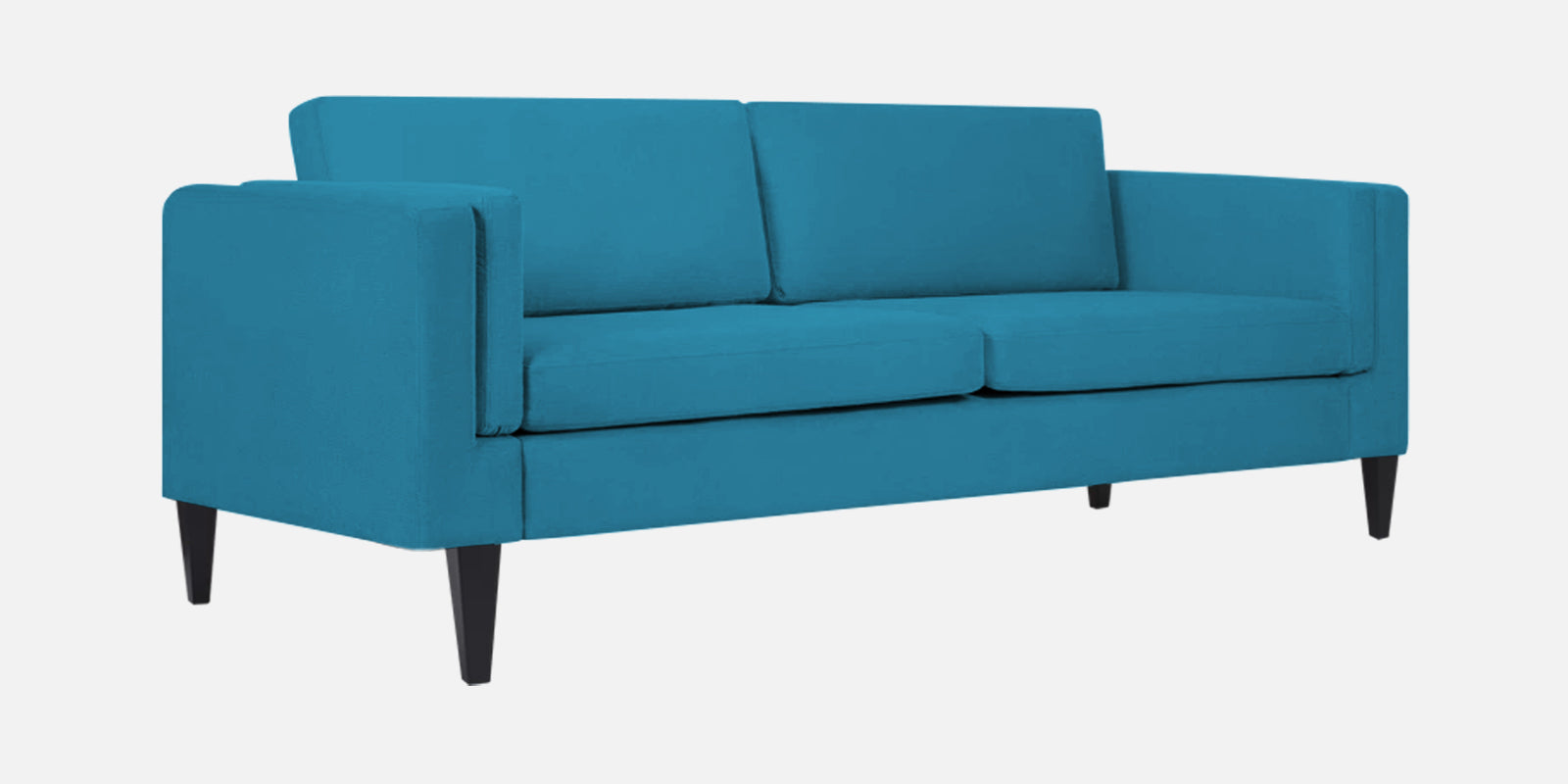 Jasper Velvet 3 Seater Sofa in Aqua blue Colour