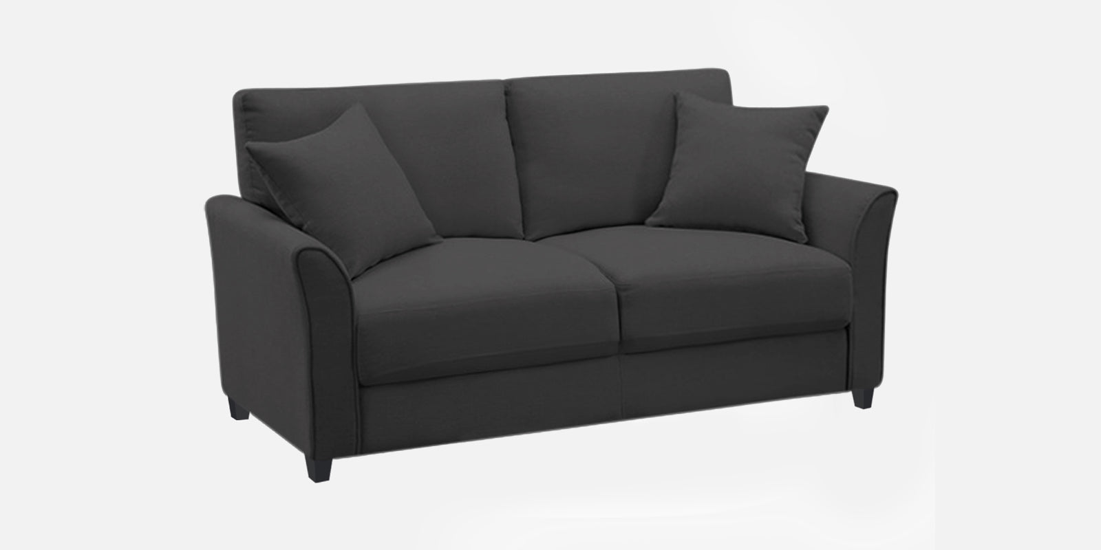 Daroo Velvet 2 Seater Sofa In Davy Grey Colour - Febonic Living
