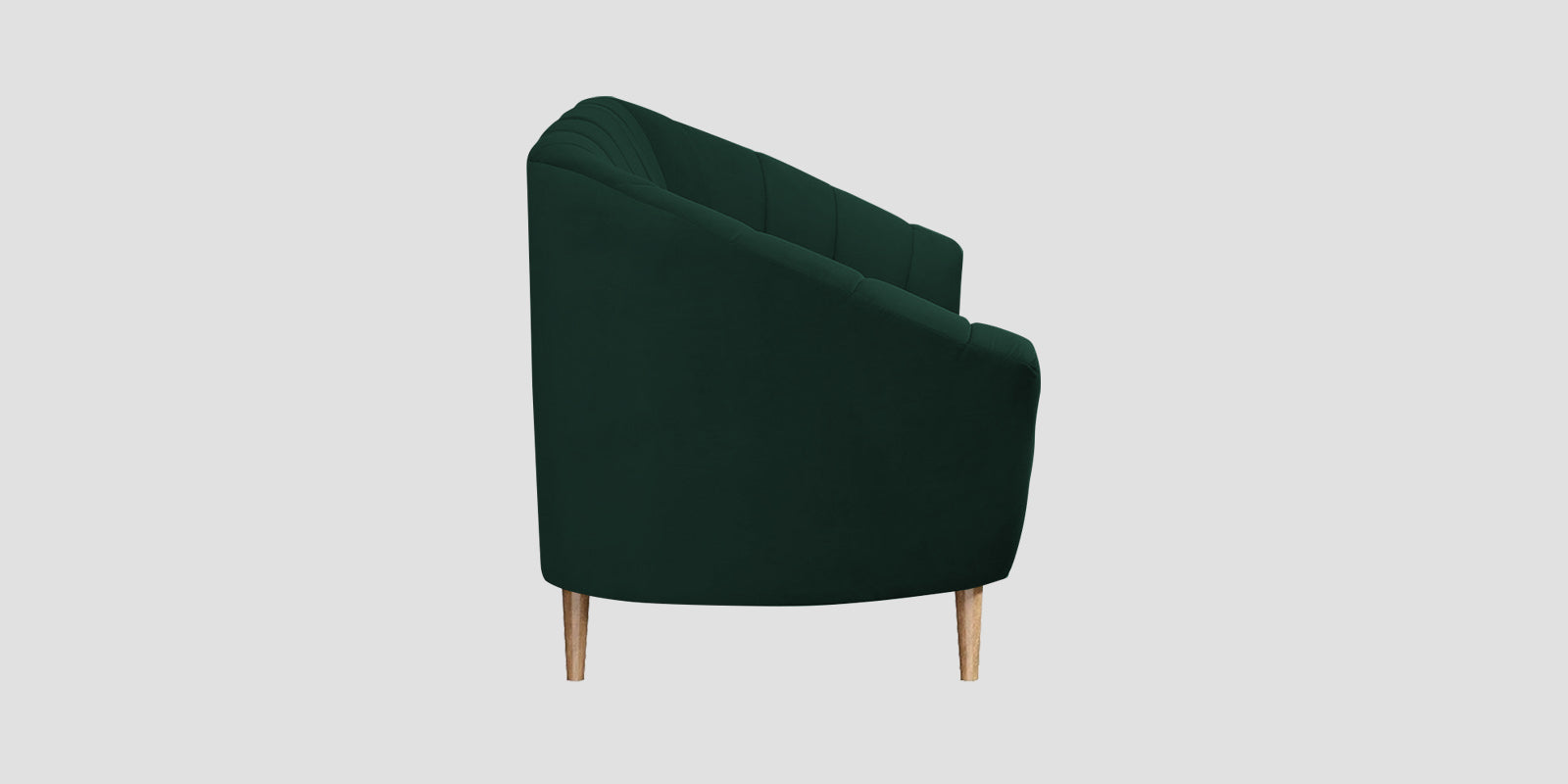 Kaylee Velvet 2 Seater Sofa In Forest Green Colour - Febonic Living