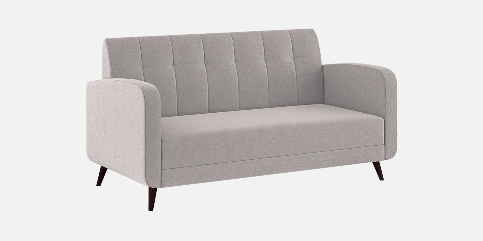 Wiki Velvet 3 Seater Sofa In Pearl Grey Colour - Febonic Living