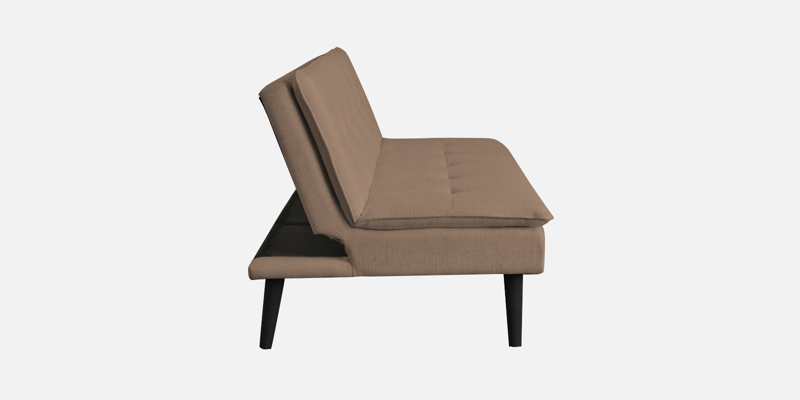 Toner Fabric 3 Seater Convertible Sofa Cum Bed In Cookie Beige Colour - Febonic Living