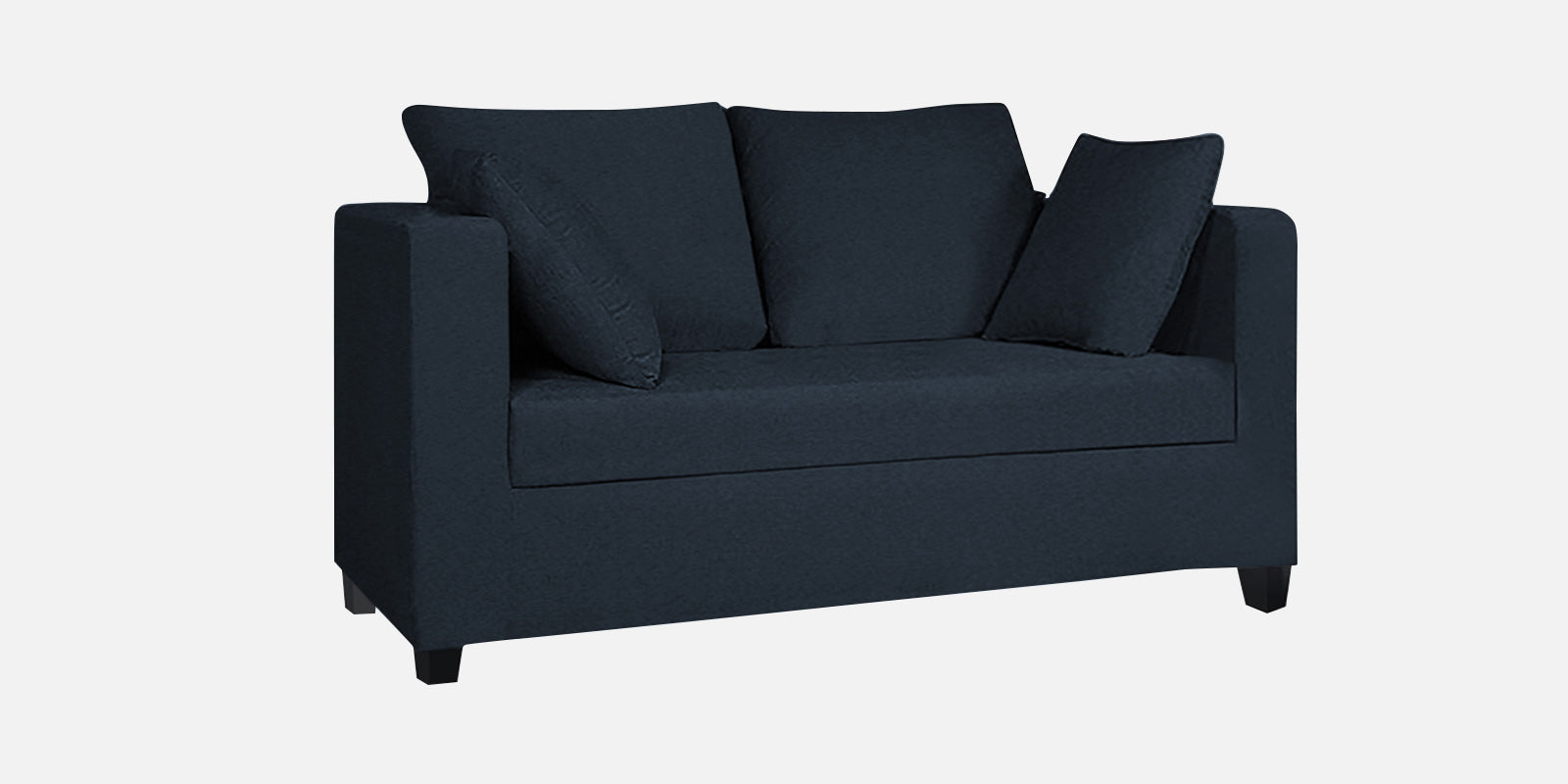Nuska Fabric 2 Seater Sofa In Denim Blue Colour - Febonic Living