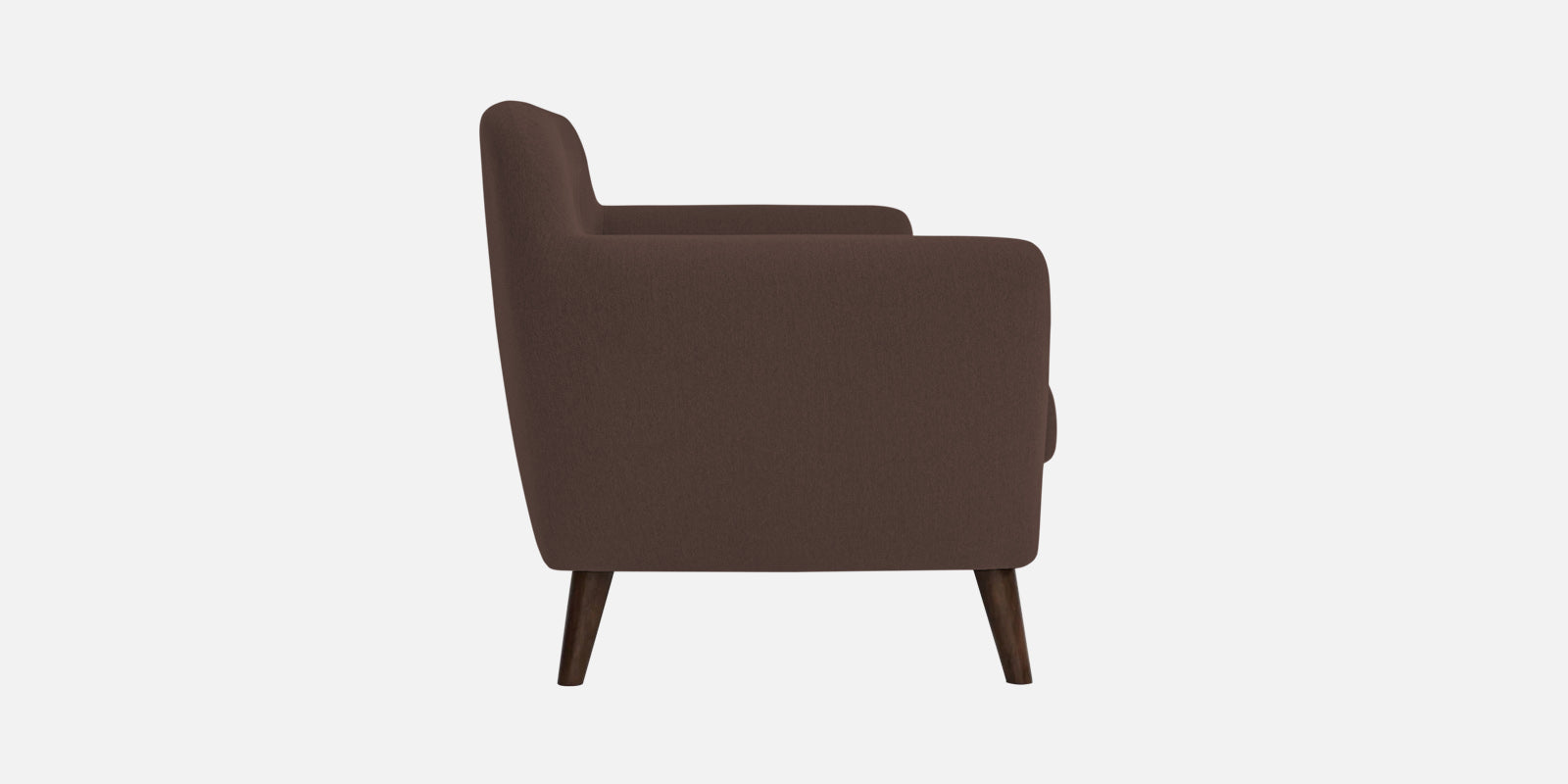 Goofy Fabric 3 Seater Sofa In Caramel Brown Colour - Febonic Living