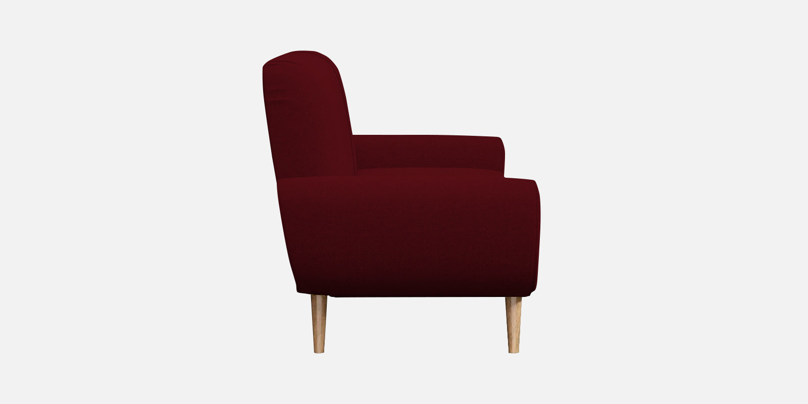 Jessy Fabric 2 Seater Sofa In Ruby Red Colour - Febonic Living