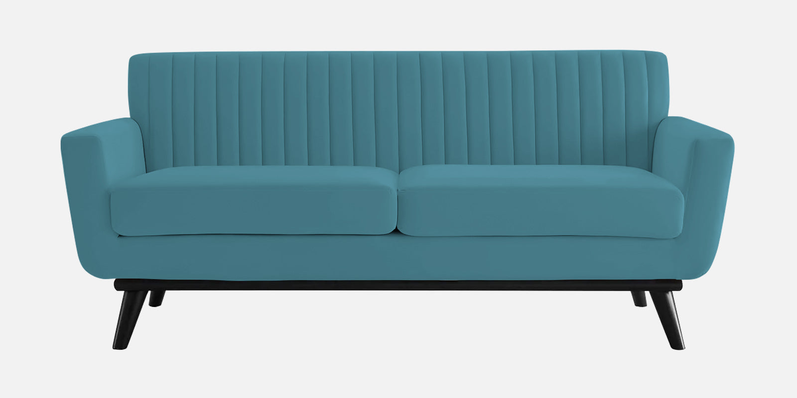 Tucker Velvet 2 Seater Sofa In Aqua Blue Colour - Febonic Living