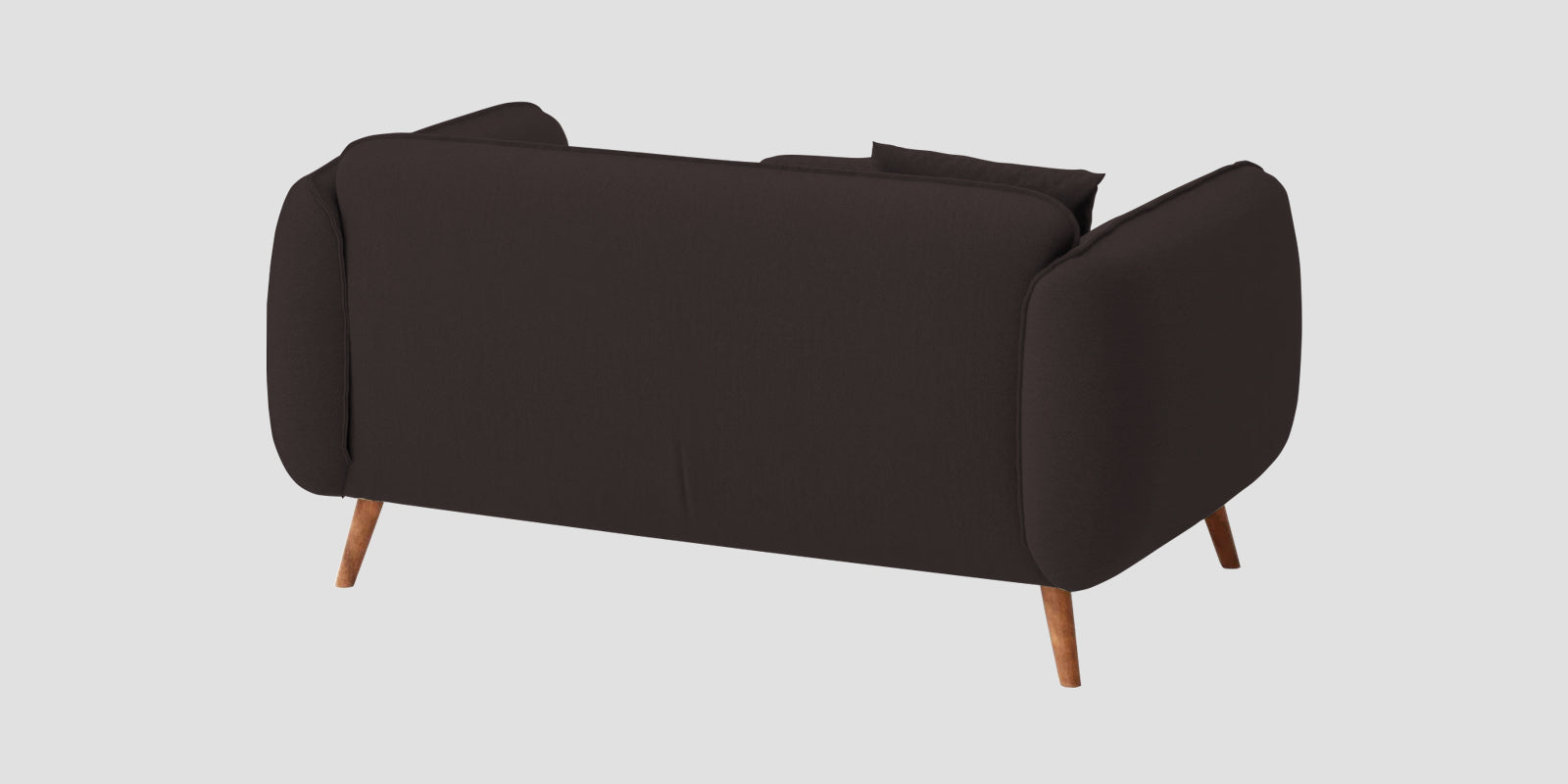 Zia Fabric 2 Seater Sofa In Pebble Brown Colour - Febonic Living