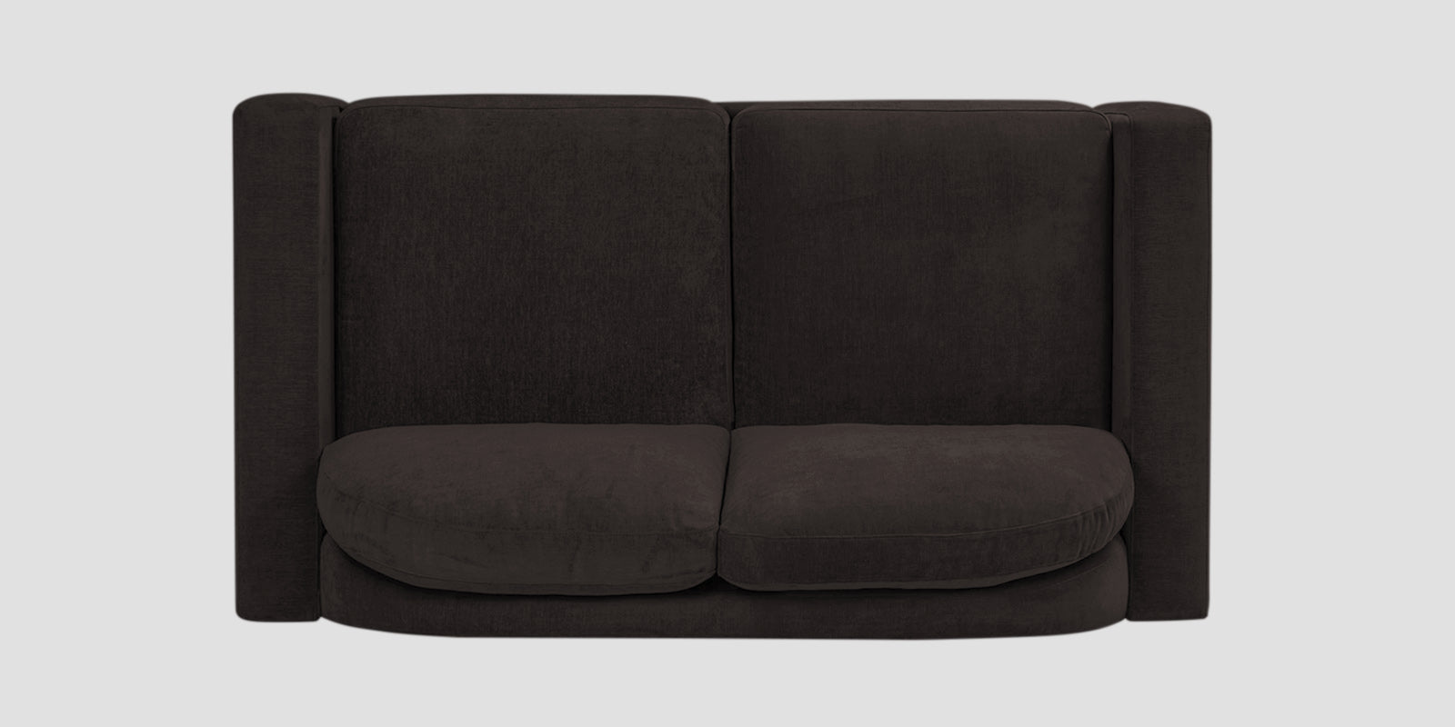 Dara Fabric 2 Seater Sofa In Cara Brown Colour - Febonic Living