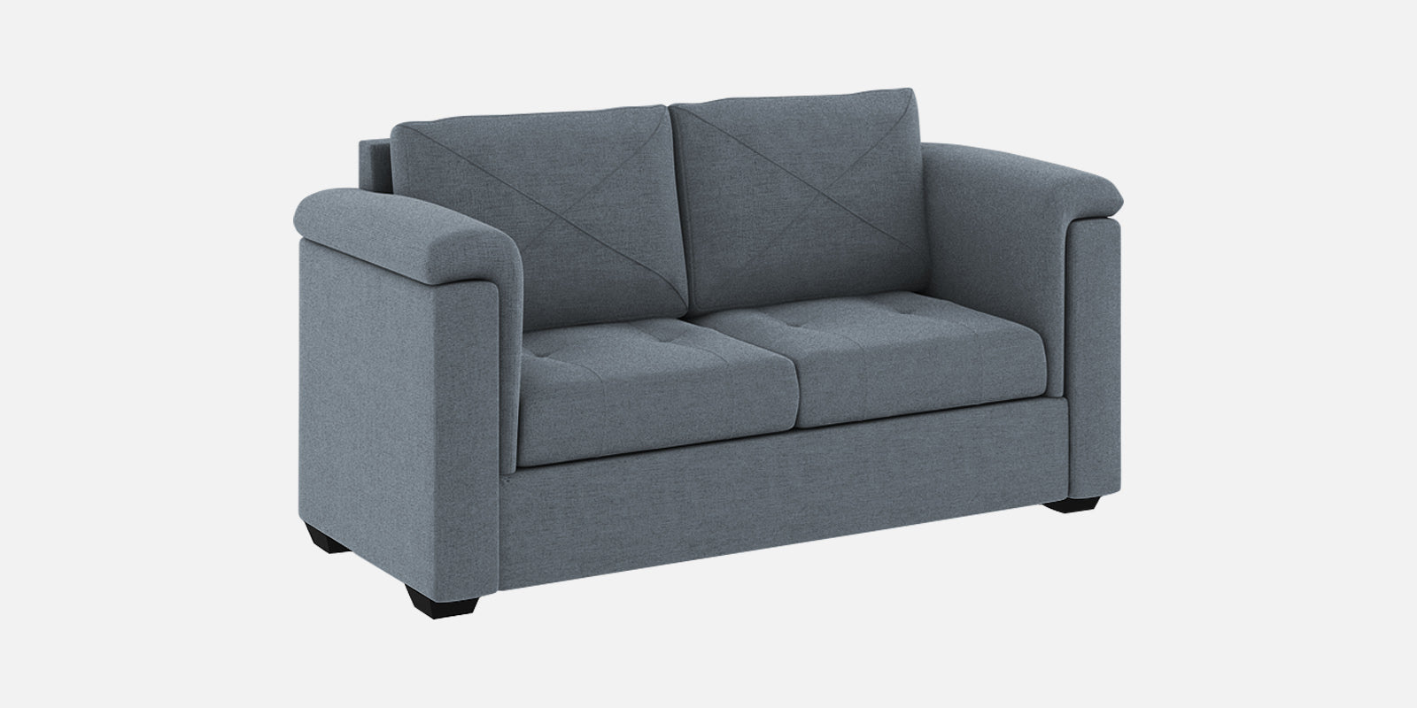 Andres Fabric 2 Seater Sofa In Indigo Blue Colour - Febonic Living