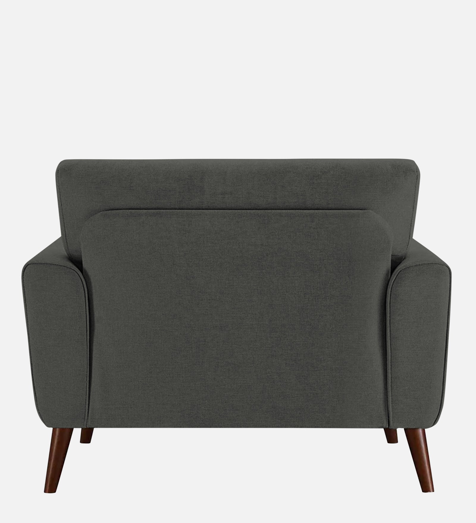 Castro Fabric 1 Seater Sofa In Charcoal Grey Colour - Febonic Living