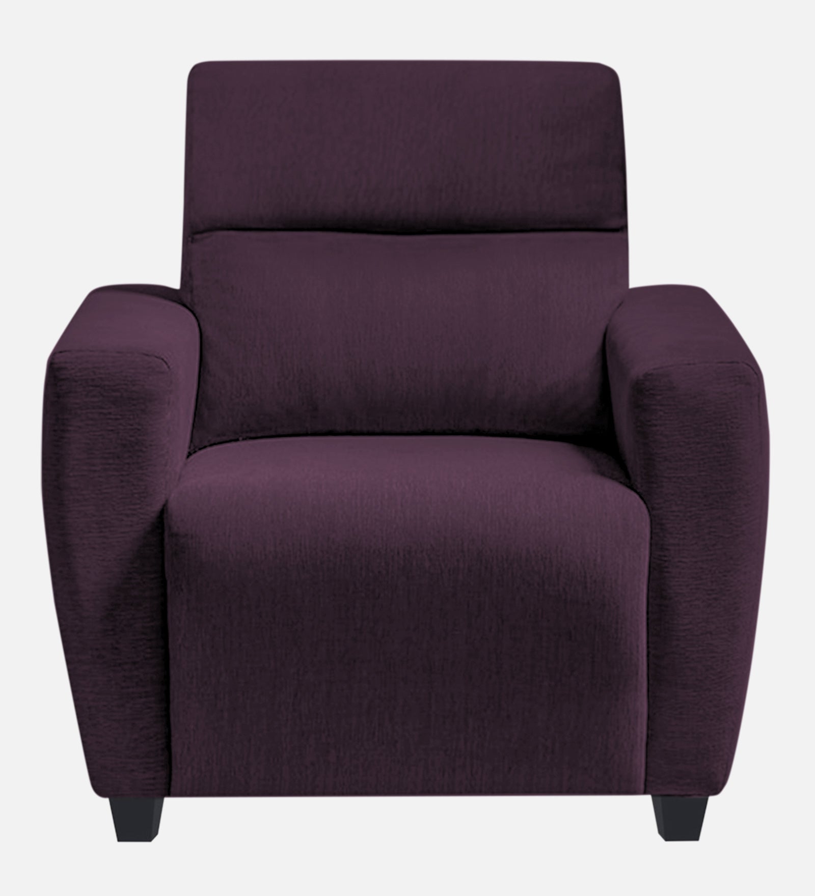 Bakadi Fabric 1 Seater Sofa In Greek Purple Colour - Febonic Living