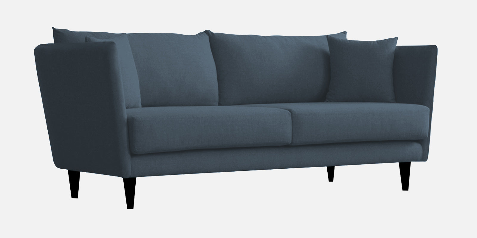 Norway Velvet 3 Seater Sofa In Oxford Blue Colour - Febonic Living
