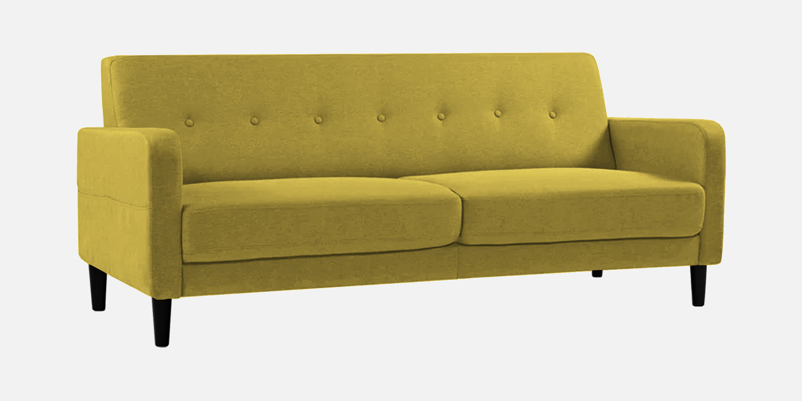 Marq Fabric 3 Seater Sofa In Parrot Green Colour - Febonic Living