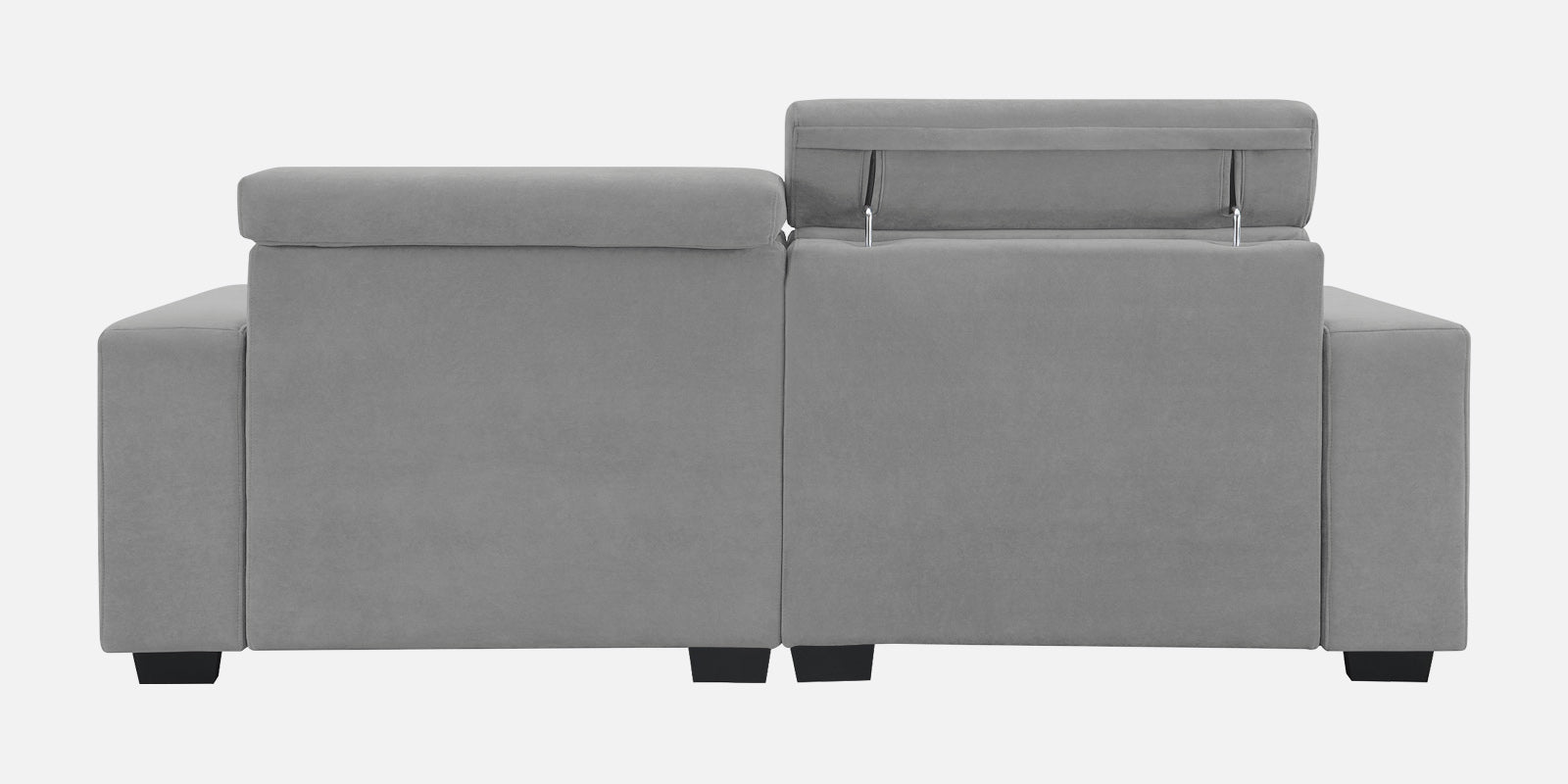 Hiro Fabric 2 Seater Sofa In Smoke Grey Colour - Febonic Living