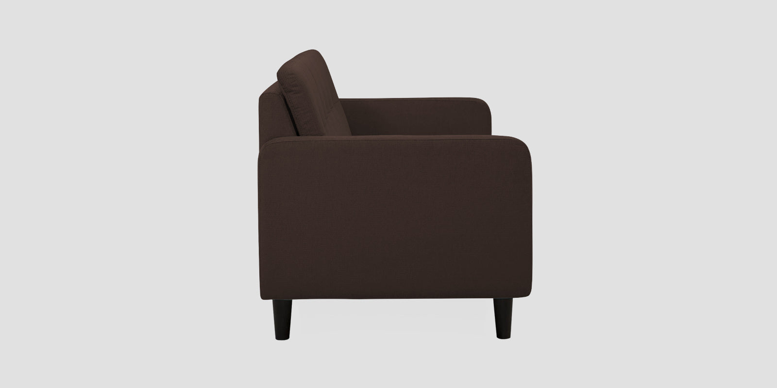 Noha Fabric 3 Seater Sofa In Coffee Brown Colour