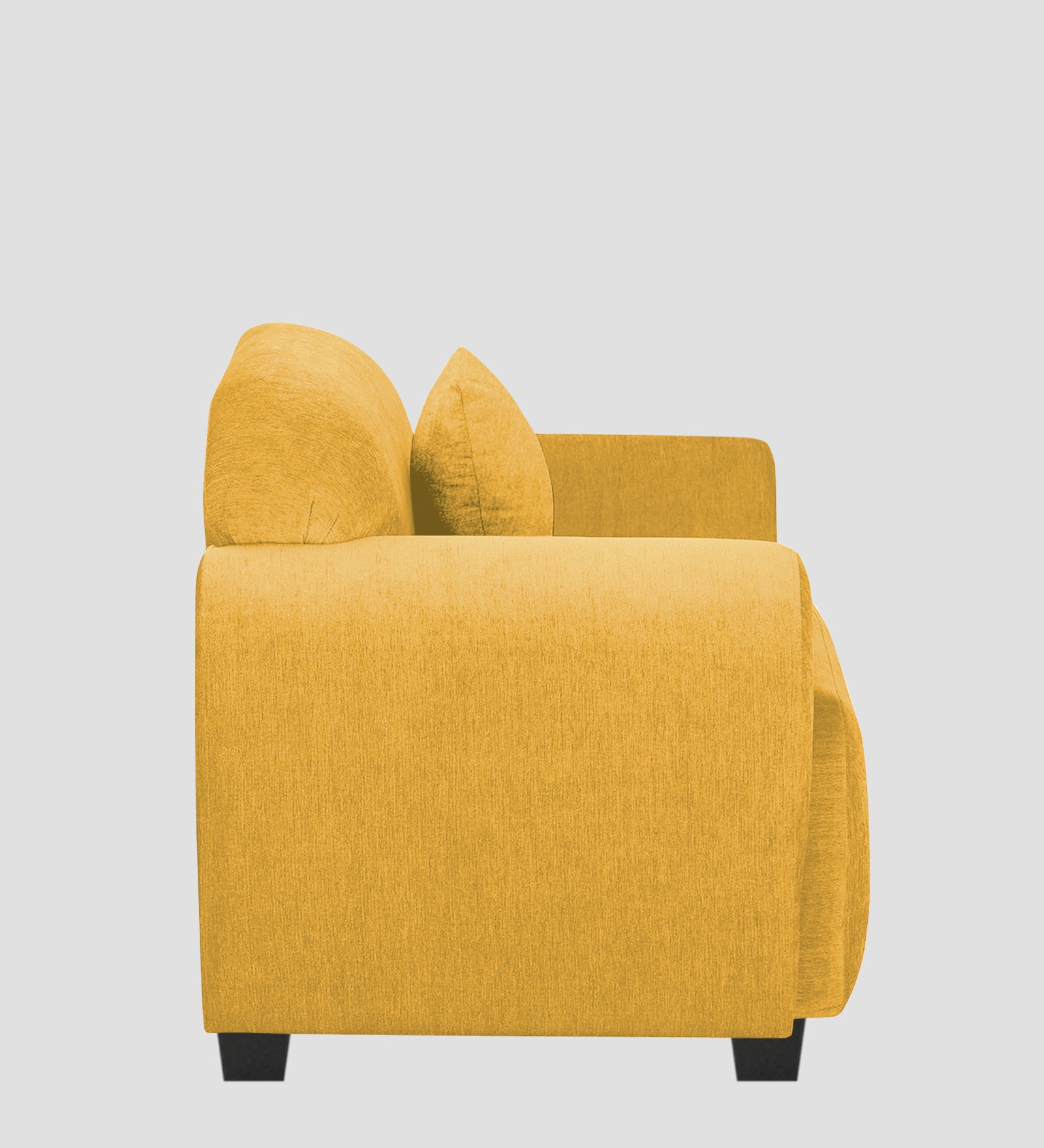 Apollo Fabric 1 Seater Sofa Bold Yellow Colour - Febonic Living