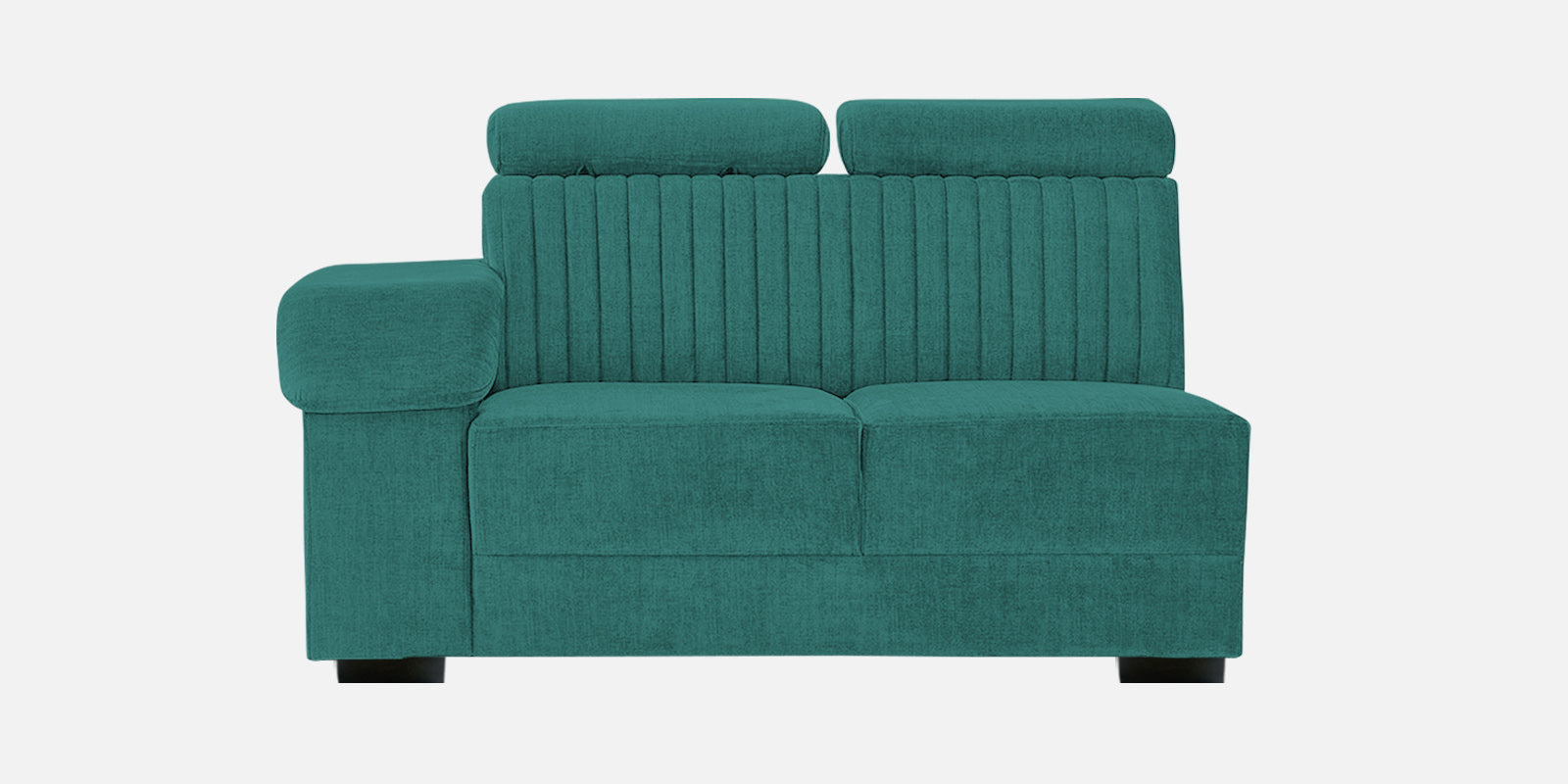 Draco Fabric 6 Seater Corner Sofa In Sea Green Colour - Febonic Living