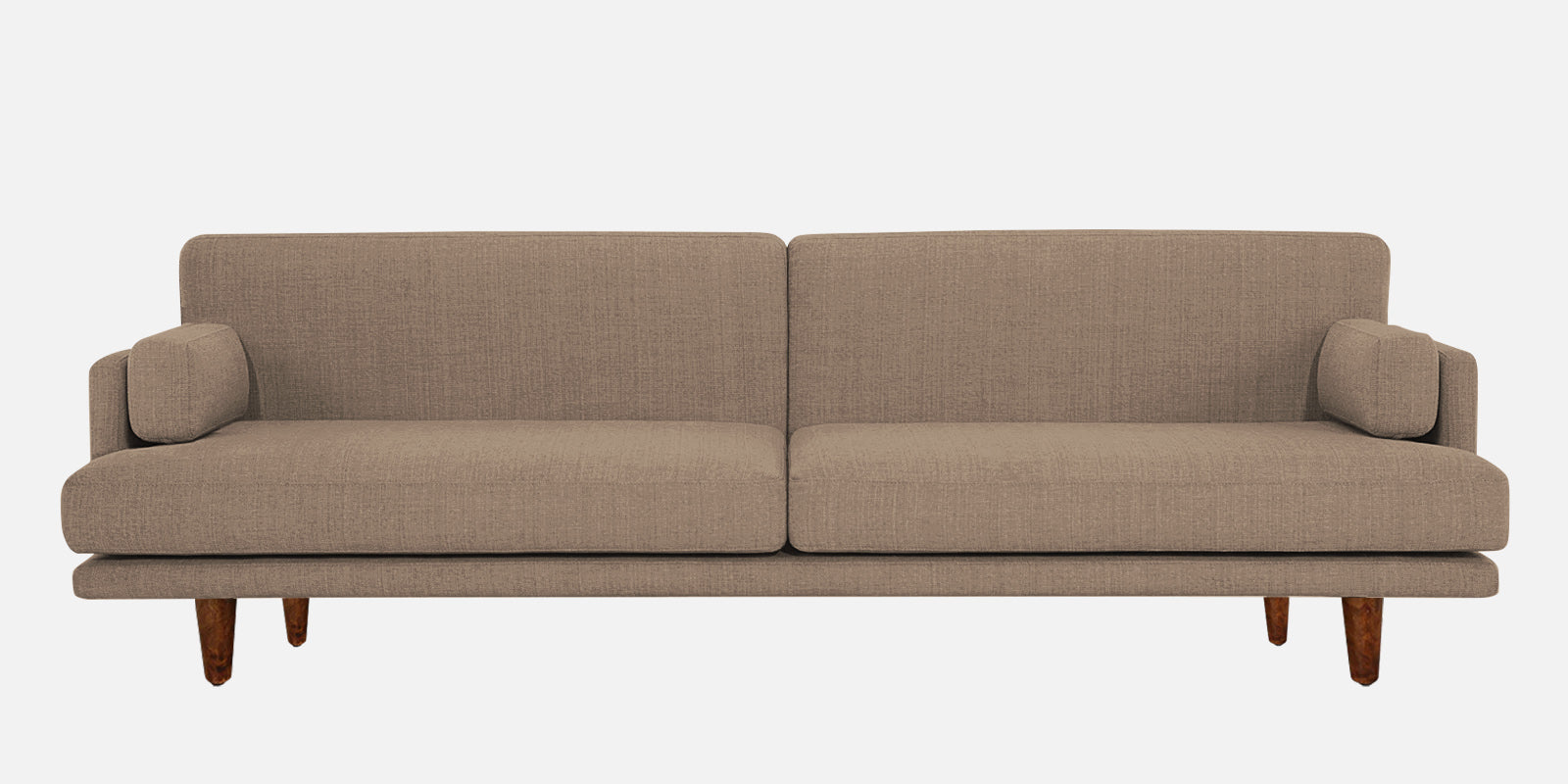 Ricky Fabric 3 Seater Sofa In Cookie beige Colour - Febonic Living