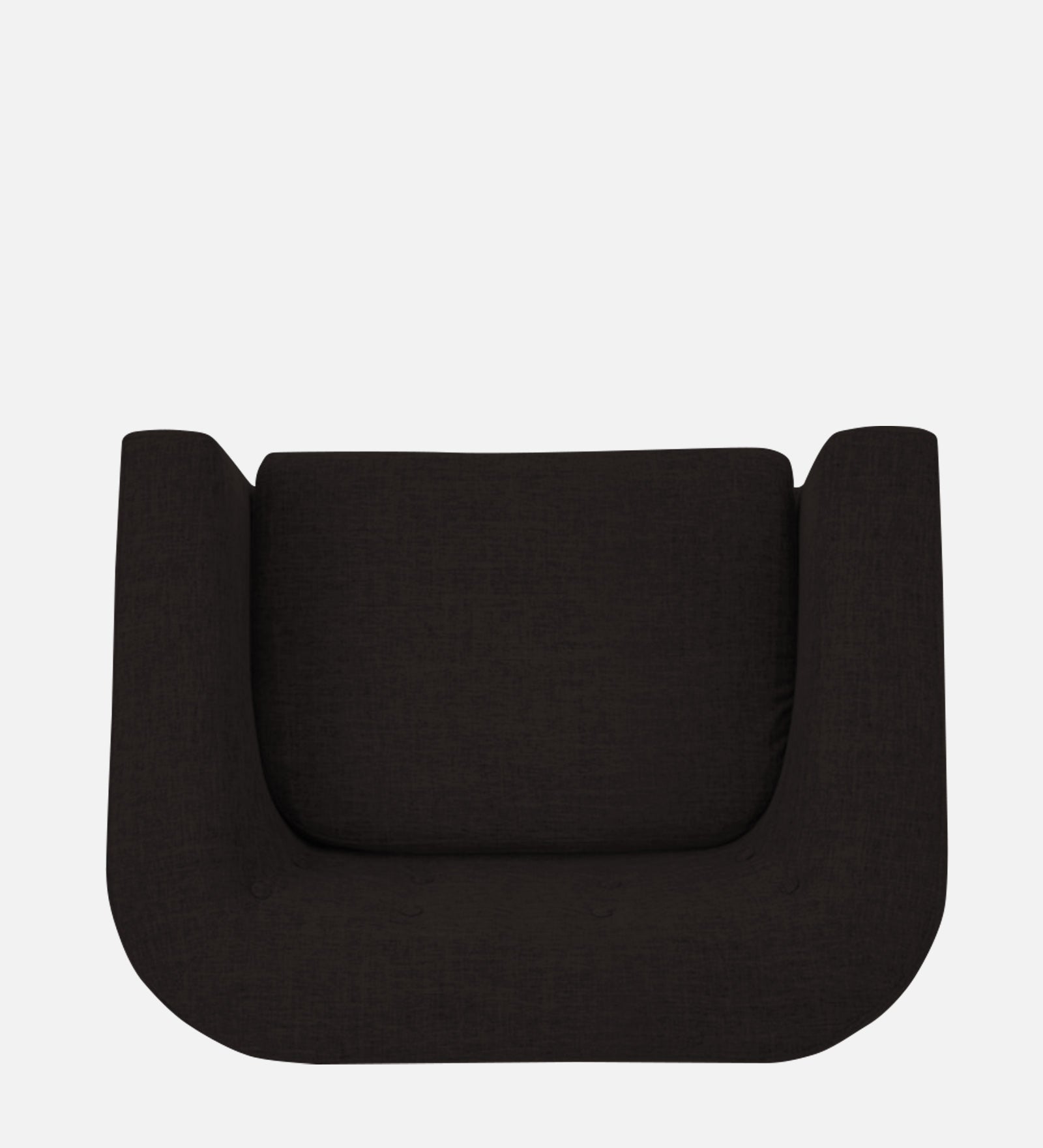 Casper Fabric 1 Seater Sofa in Cara Brown Colour