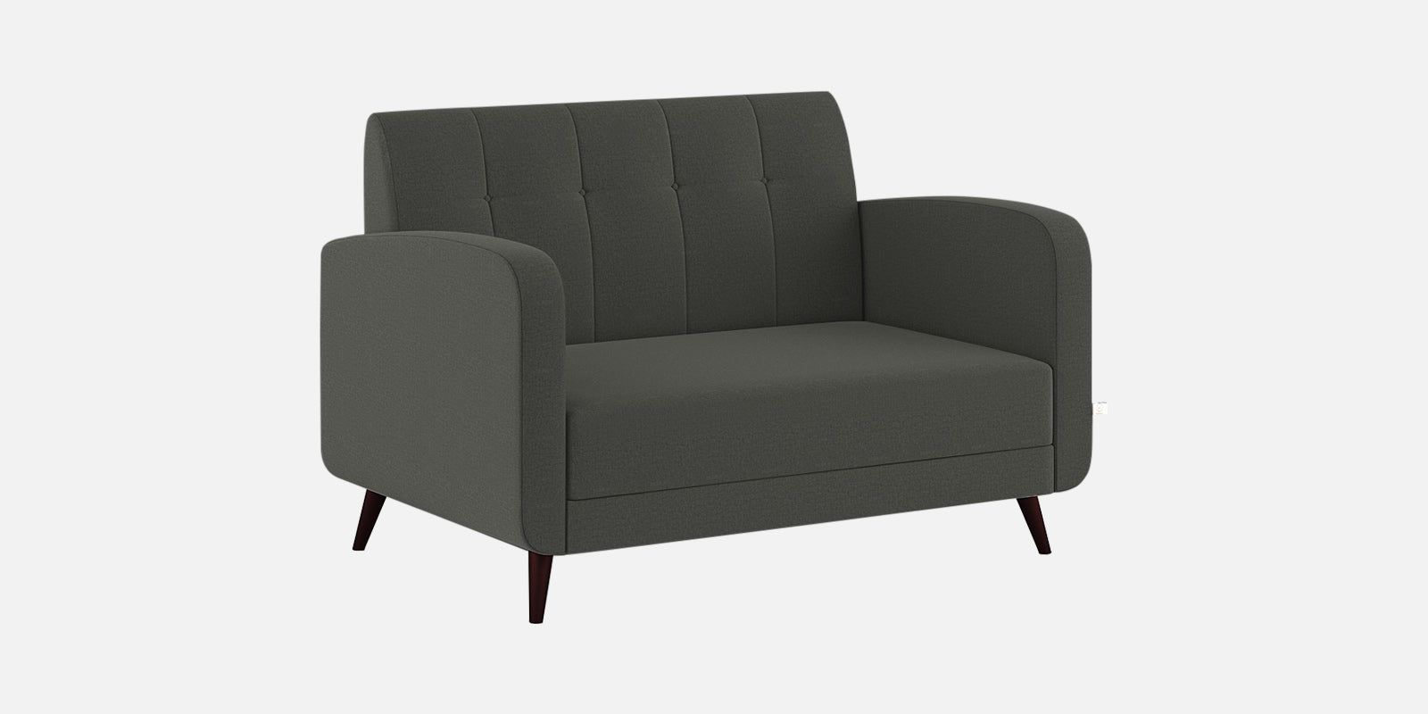 Wiki Velvet 2 Seater Sofa In Hory Grey Colour - Febonic Living