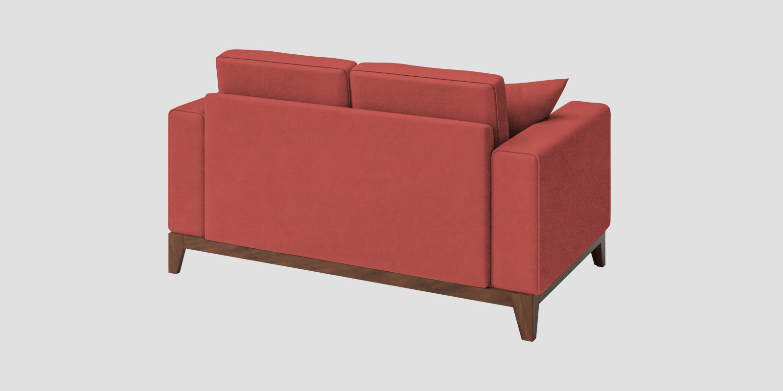Luca Fabric 2 Seater Sofa In Salmon Pink Colour - Febonic Living