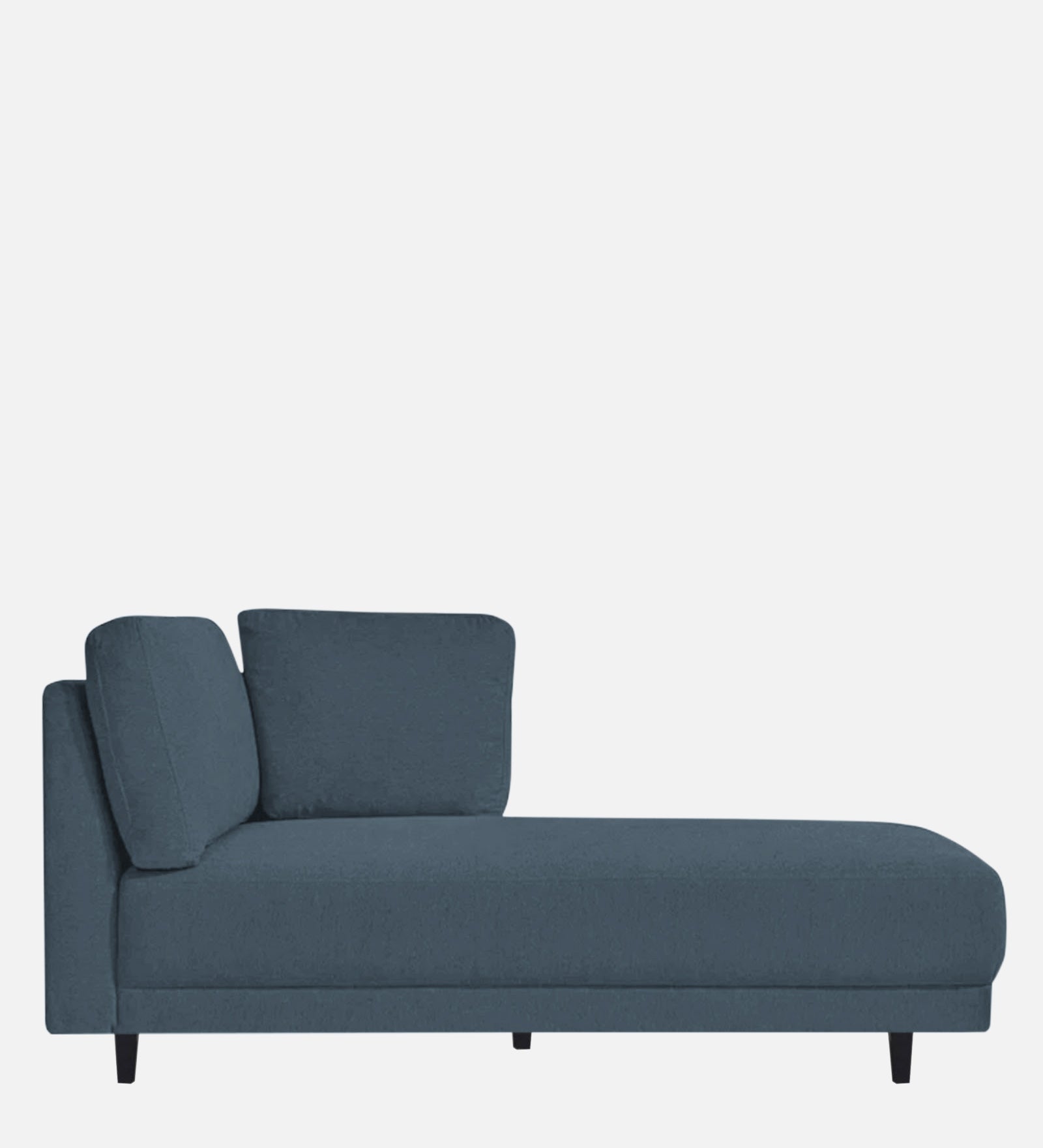 Jonze Velvet RHS Chaise Lounger In Oxford Blue Colour - Febonic Living