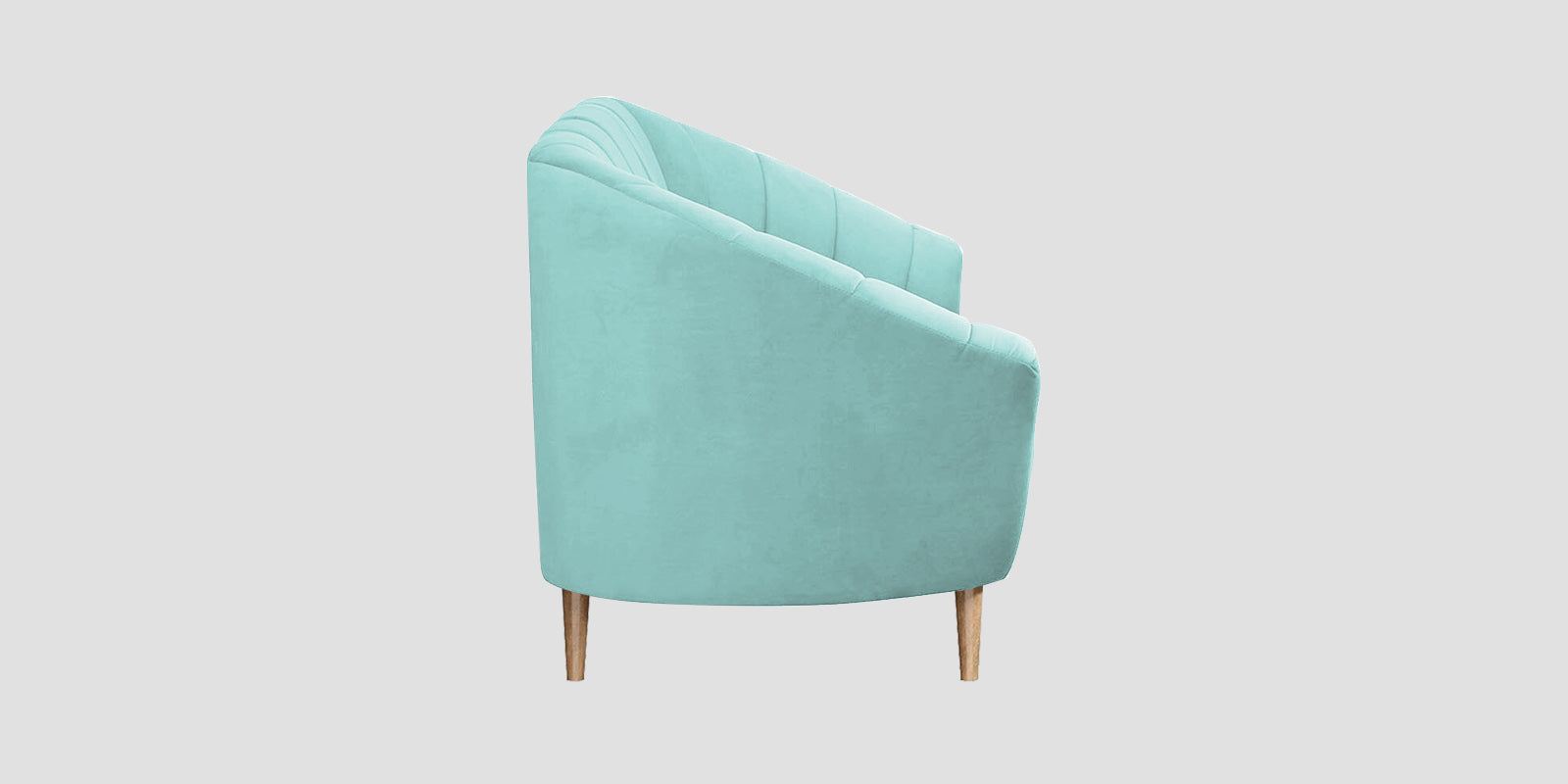 Kaylee Velvet 2 Seater Sofa In Barmunda Aqua Colour - Febonic Living