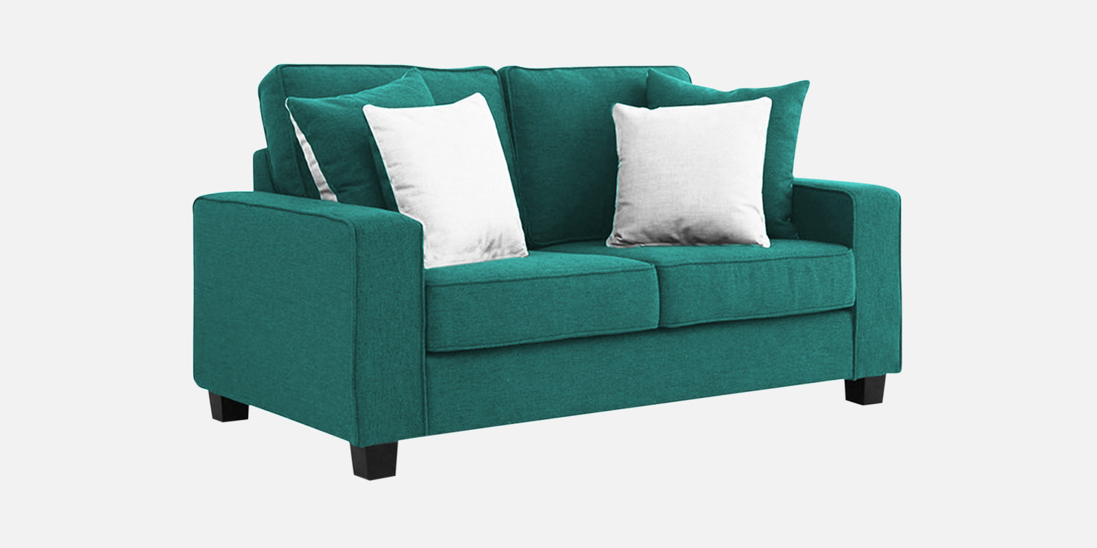 Ladybug Fabric 2 Seater Sofa In Sea Green Colour - Febonic Living