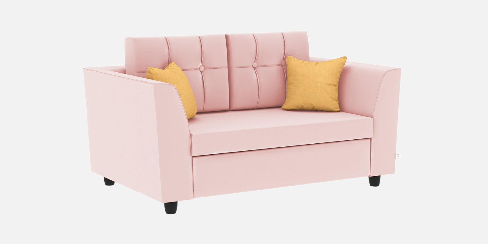 Nestin Velvet 2 Seater Sofa In Millennial Pink Colour - Febonic Living