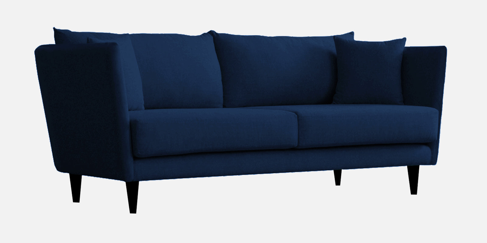 Norway Velvet 3 Seater Sofa In Imperial Blue Colour - Febonic Living