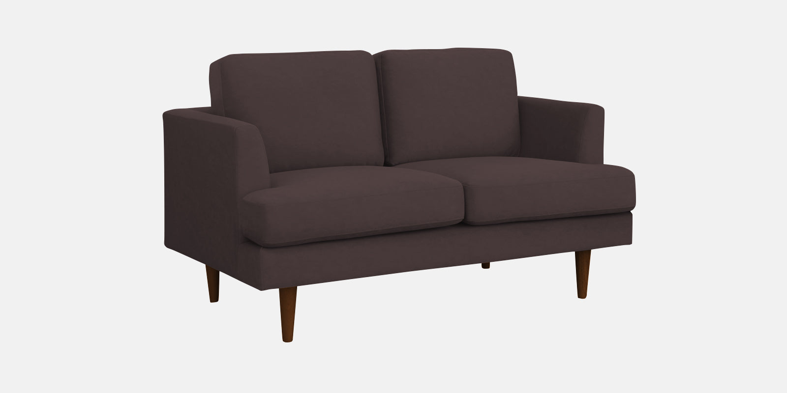 Motra Velvet 2 Seater Sofa In Mocha Brown Colour - Febonic Living