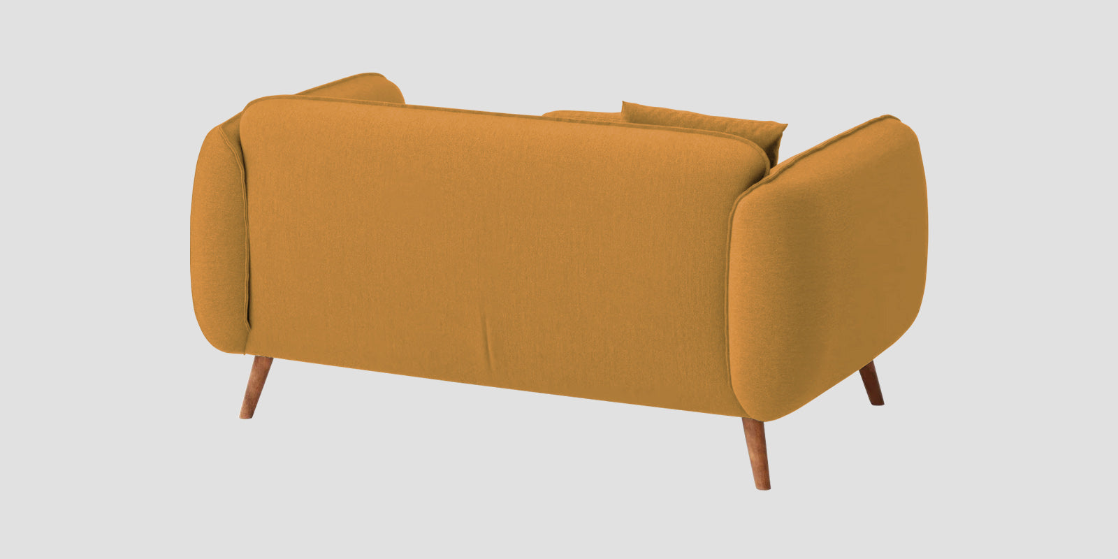 Zia Fabric 2 Seater Sofa In Corn Yellow Colour - Febonic Living