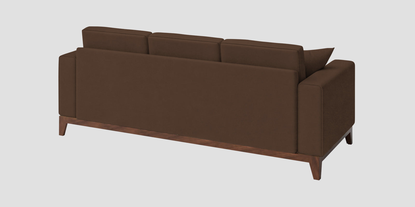 Luca Fabric 3 Seater Sofa In Ash Brown Colour - Febonic Living