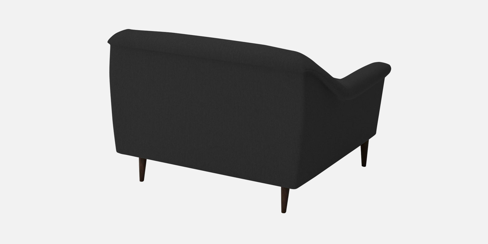 Homer Fabric 2 Seater Sofa In Bitter Black Colour - Febonic Living