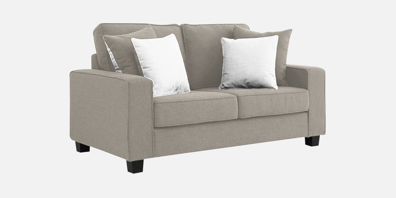 Ladybug Fabric 2 Seater Sofa In Ash Grey Colour - Febonic Living