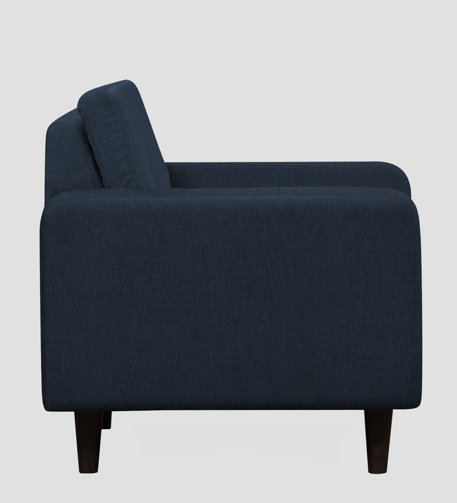 Noha Fabric 1 Seater Sofa In Denim Blue Colour - Febonic Living