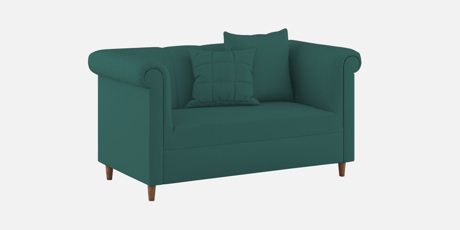 Rubi Velvet 2 Seater Sofa In Pine green Colour - Febonic Living