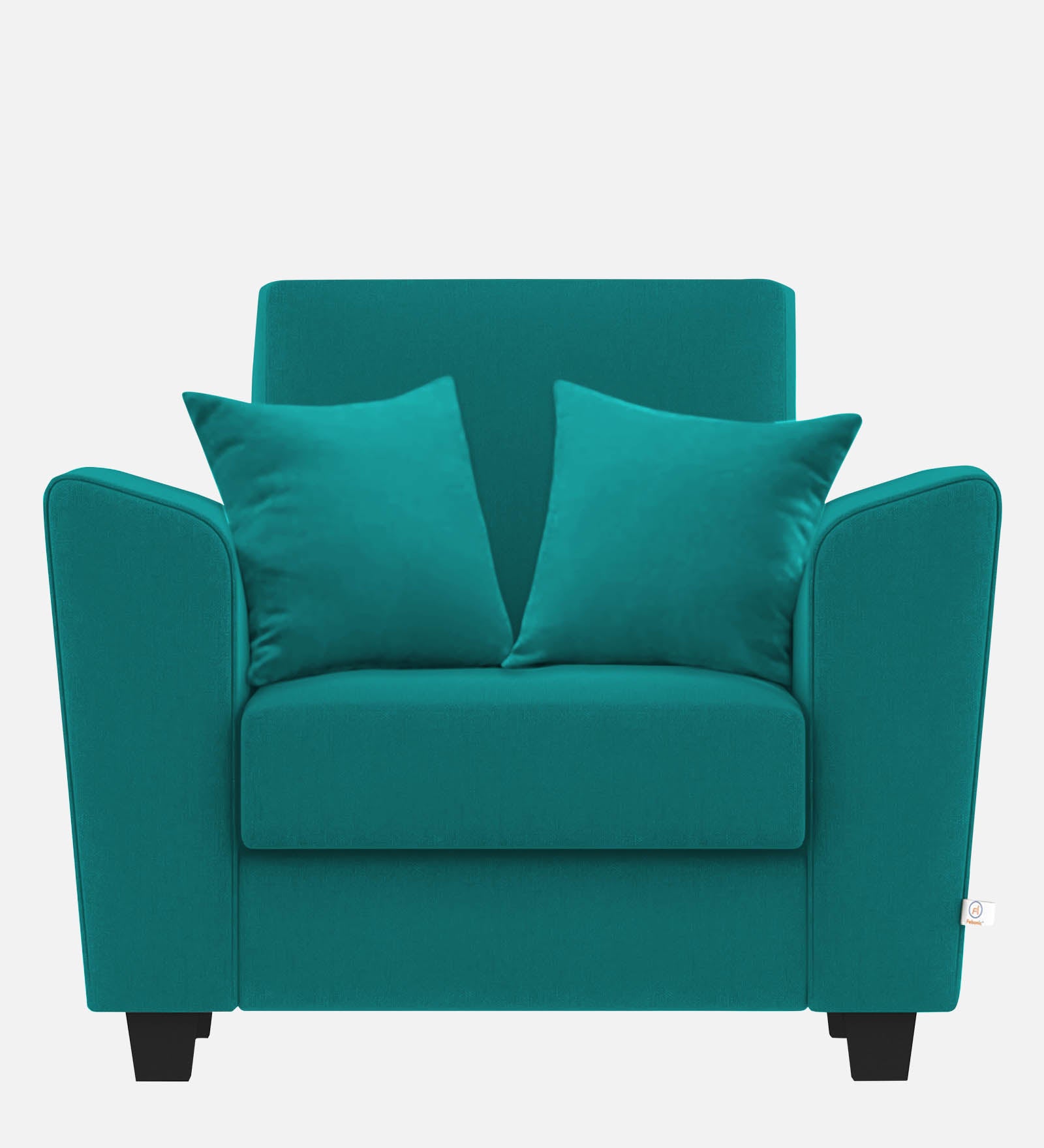 Daku Fabric 1 Seater Sofa In sea green Colour - Febonic Living